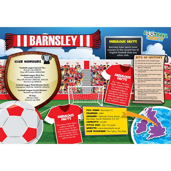 FOOTBALL CRAZY BARNSLEY (CRF400) Image